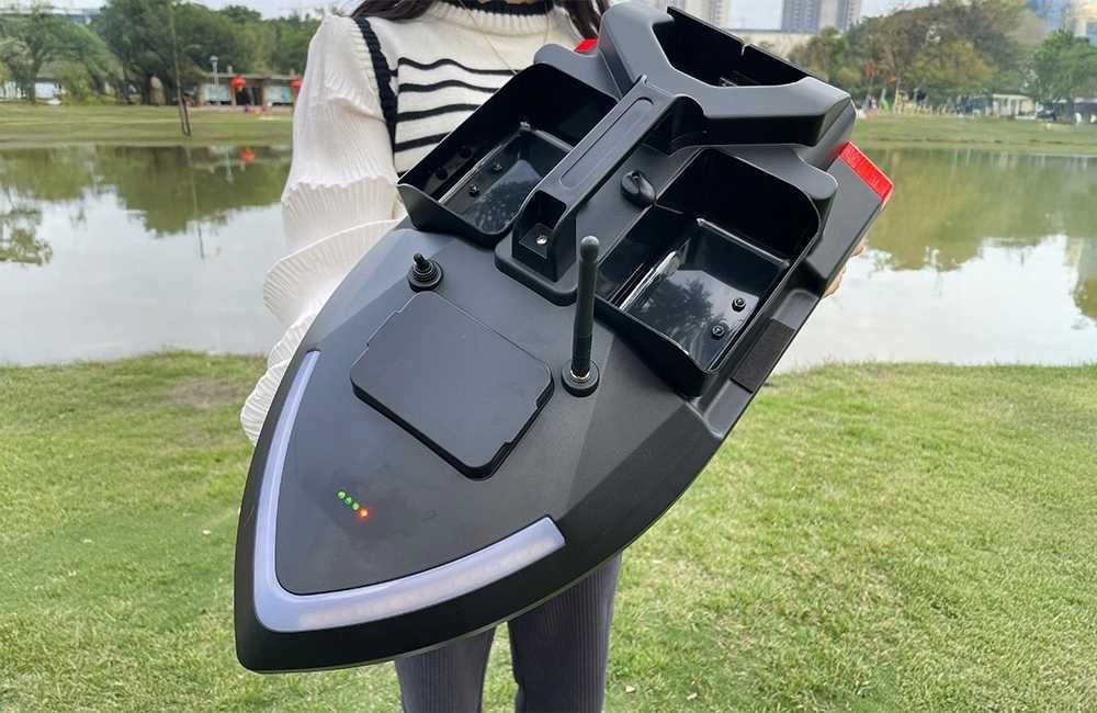 NOWA łódka zanętowa MOCNA BATERIA tempomat 12000mAh Flytec