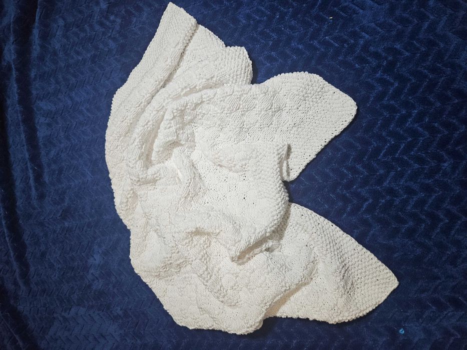 Koc kocyk bawełniany ręcznie robiony