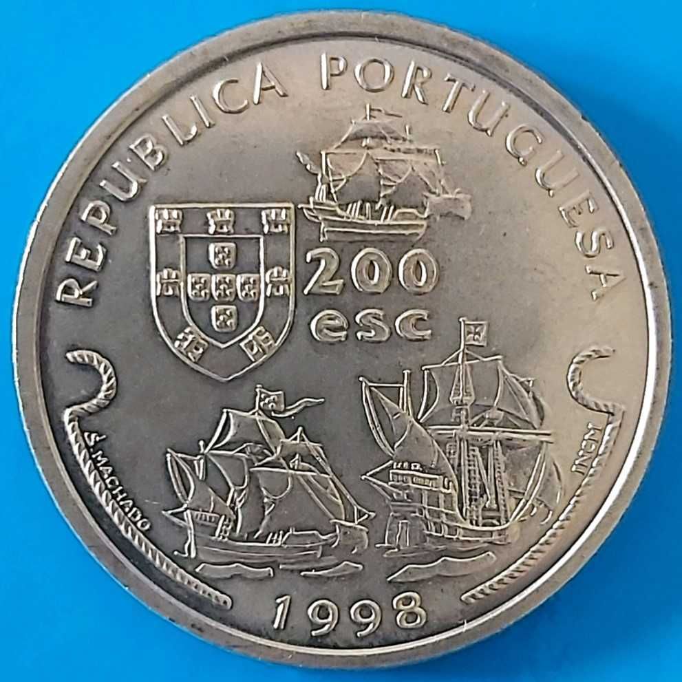 200$00 de 1998 lX Descobrimentos Vasco da Gama