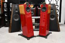 Kolumny Głośnikowe podłogowe stereo Usher Compass CP-6311 czerwone!