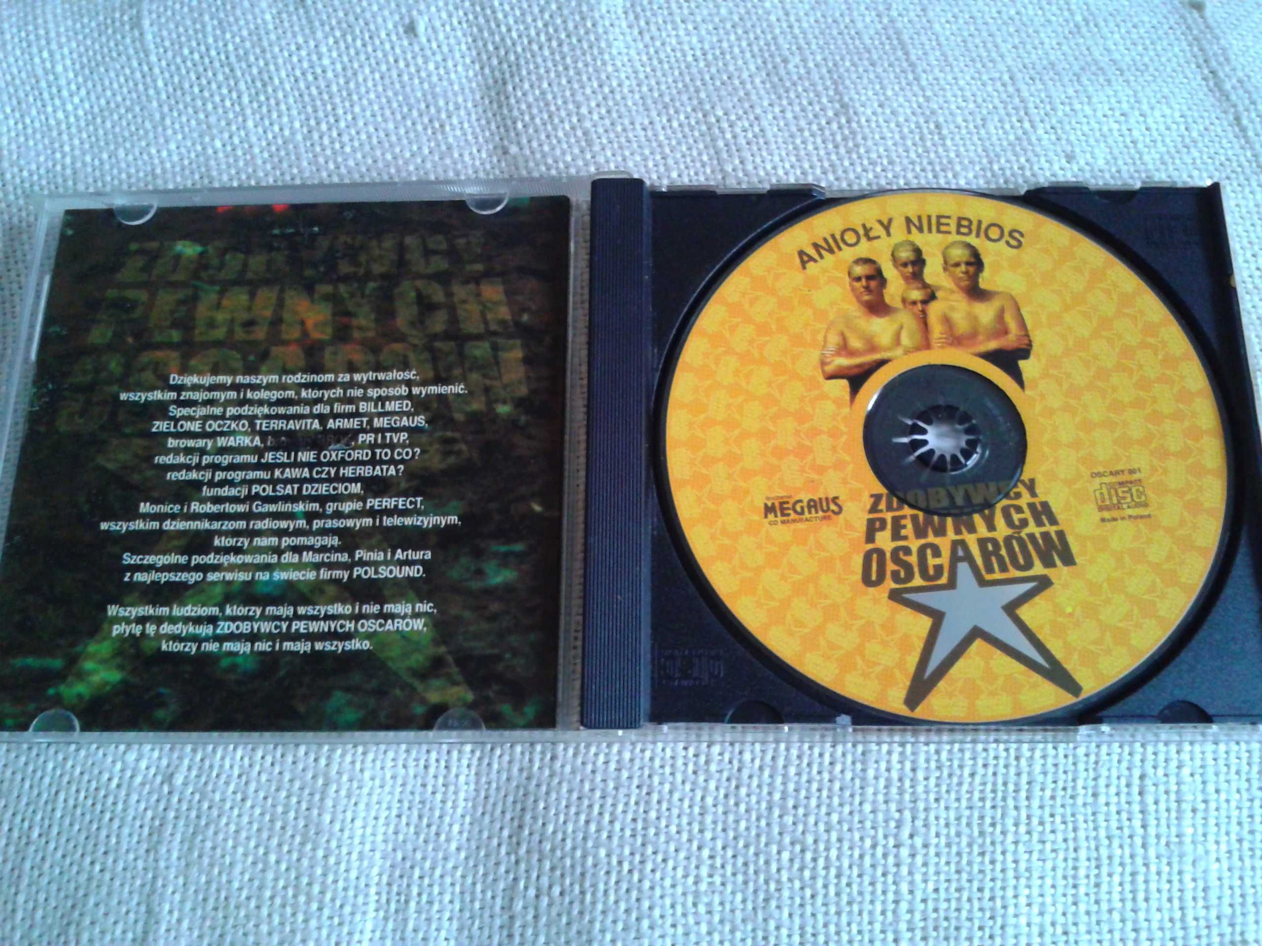 Zdobywcy Pewnych Oskarów – Anioły Niebios  CD