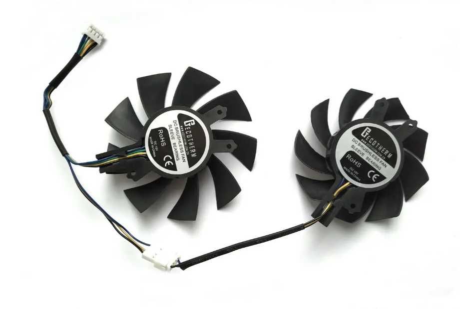 Вентилятор видеокарты Zotac GTX 1660 Ti Super комплект 2шт nvidia rtx