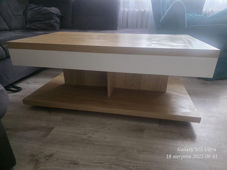 Ława Erla 110x60 dąb hikora Black red white