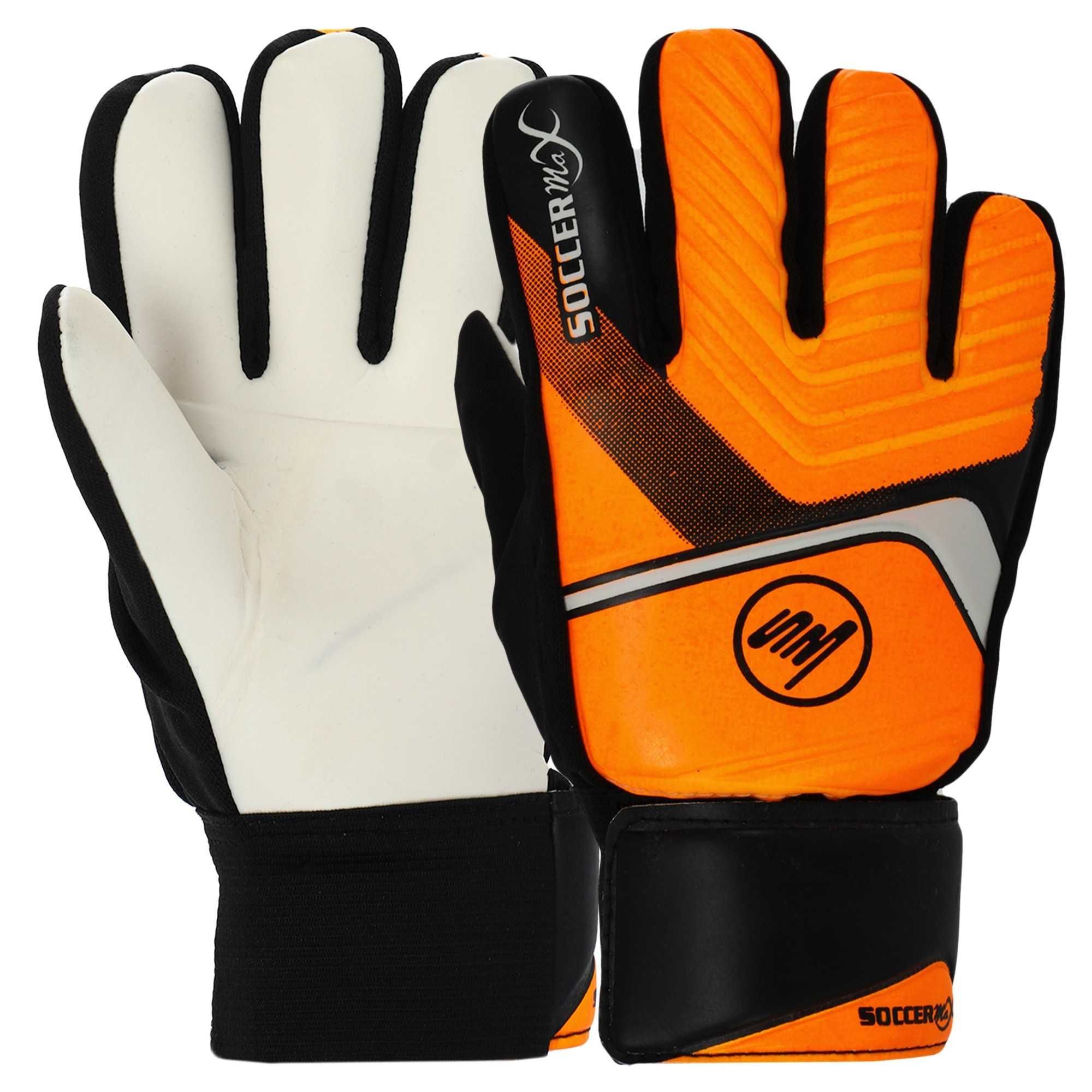 Перчатки вратарские детские SOCCERMAX, размеры 5-7