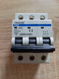 Sprzedam zabezpieczenie 3 fazowe Tracon TDZ C20