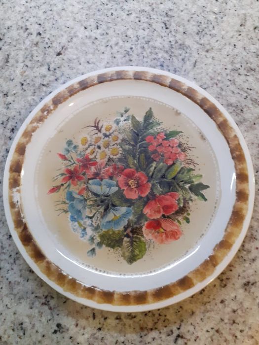 Talerz porcelana ręcznie malowany