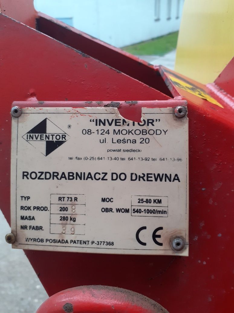 Rozdrabniacz do gałęzi Inventor Mokobody