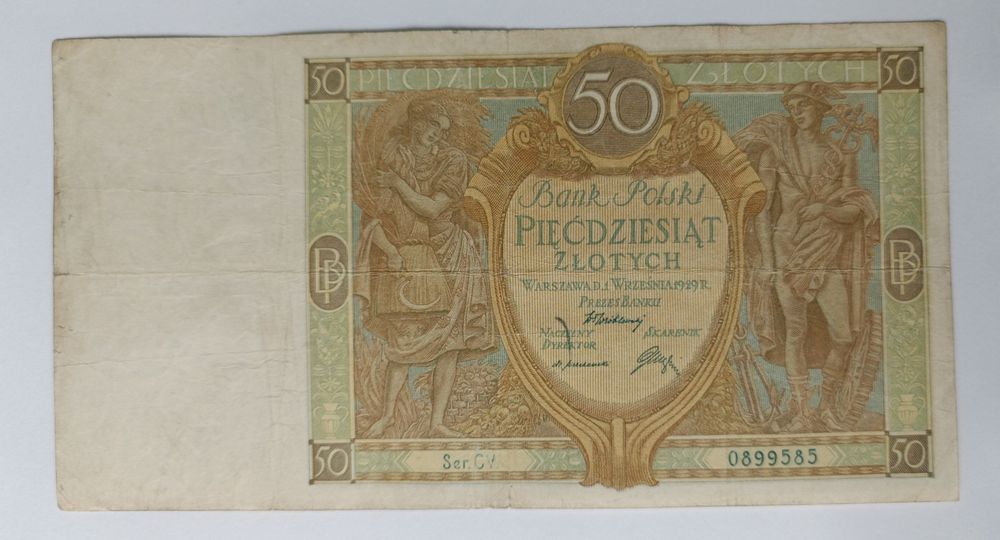 Banknot 50 złotych 1929