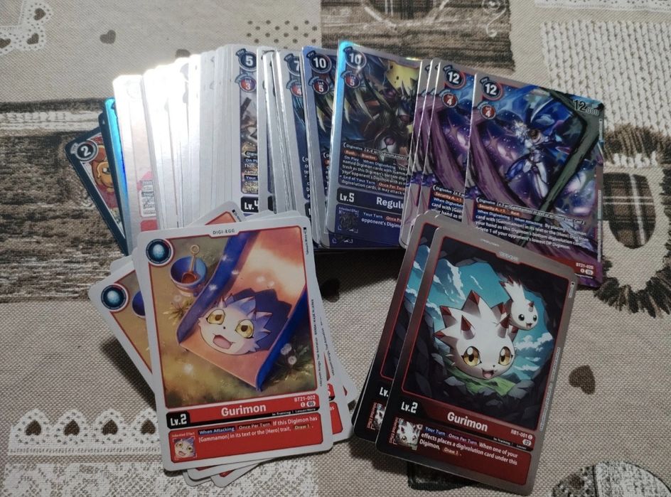 Base de Deck Gammamon – Digimon TCG (com suportes EX10)