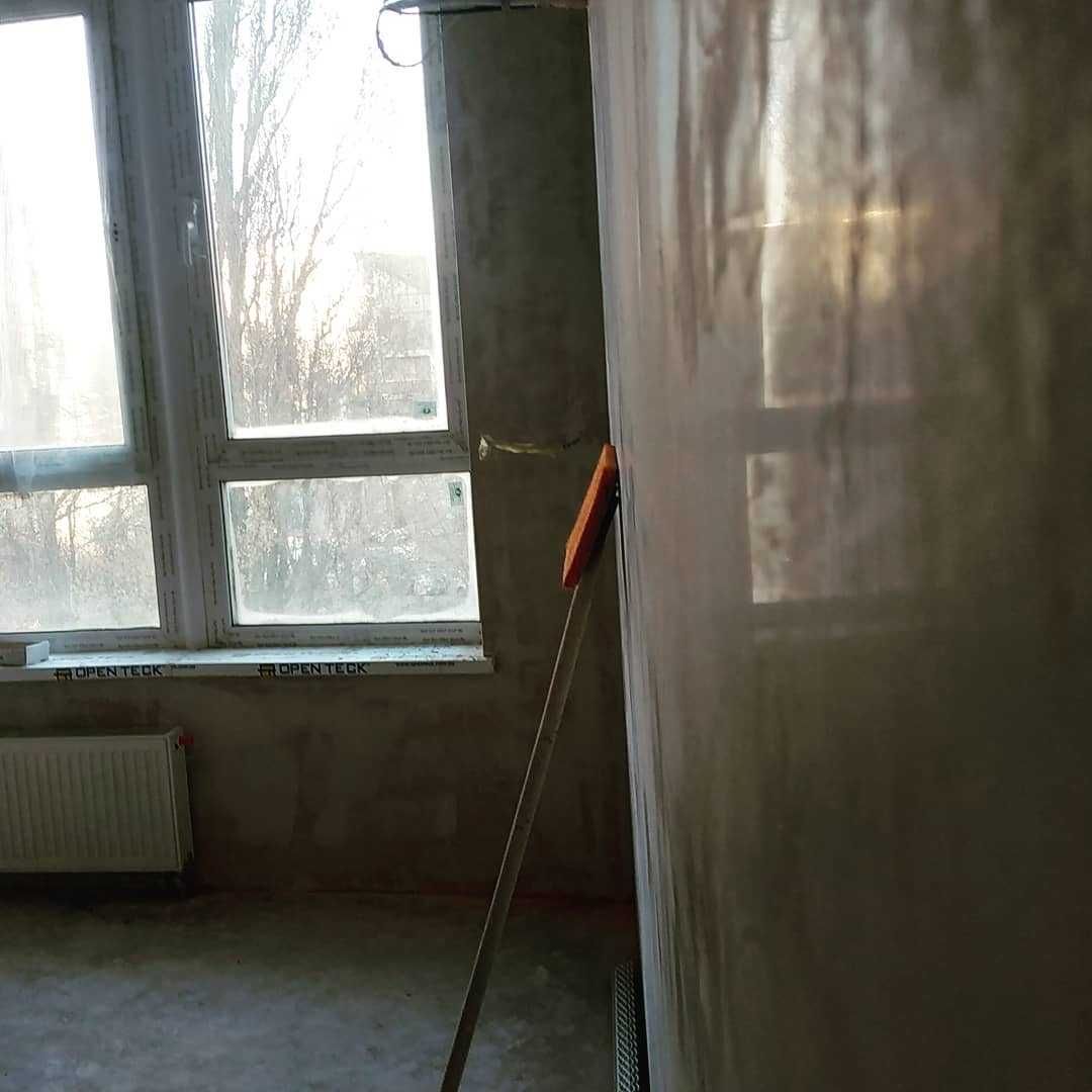 Механическая штукатурка стен в Киеве и области. Штукатурные работы