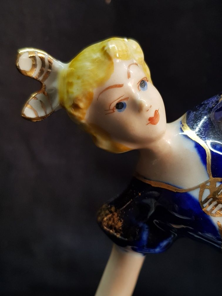 Figurka, porcelana, Steatyt Katowice,  sygnowana VINTAGE