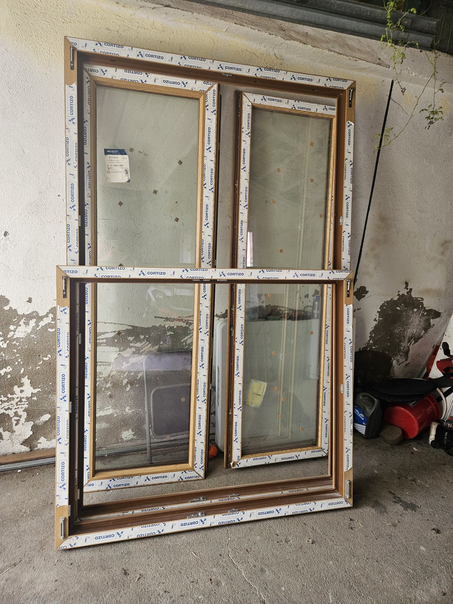 Janelas em pvc novas