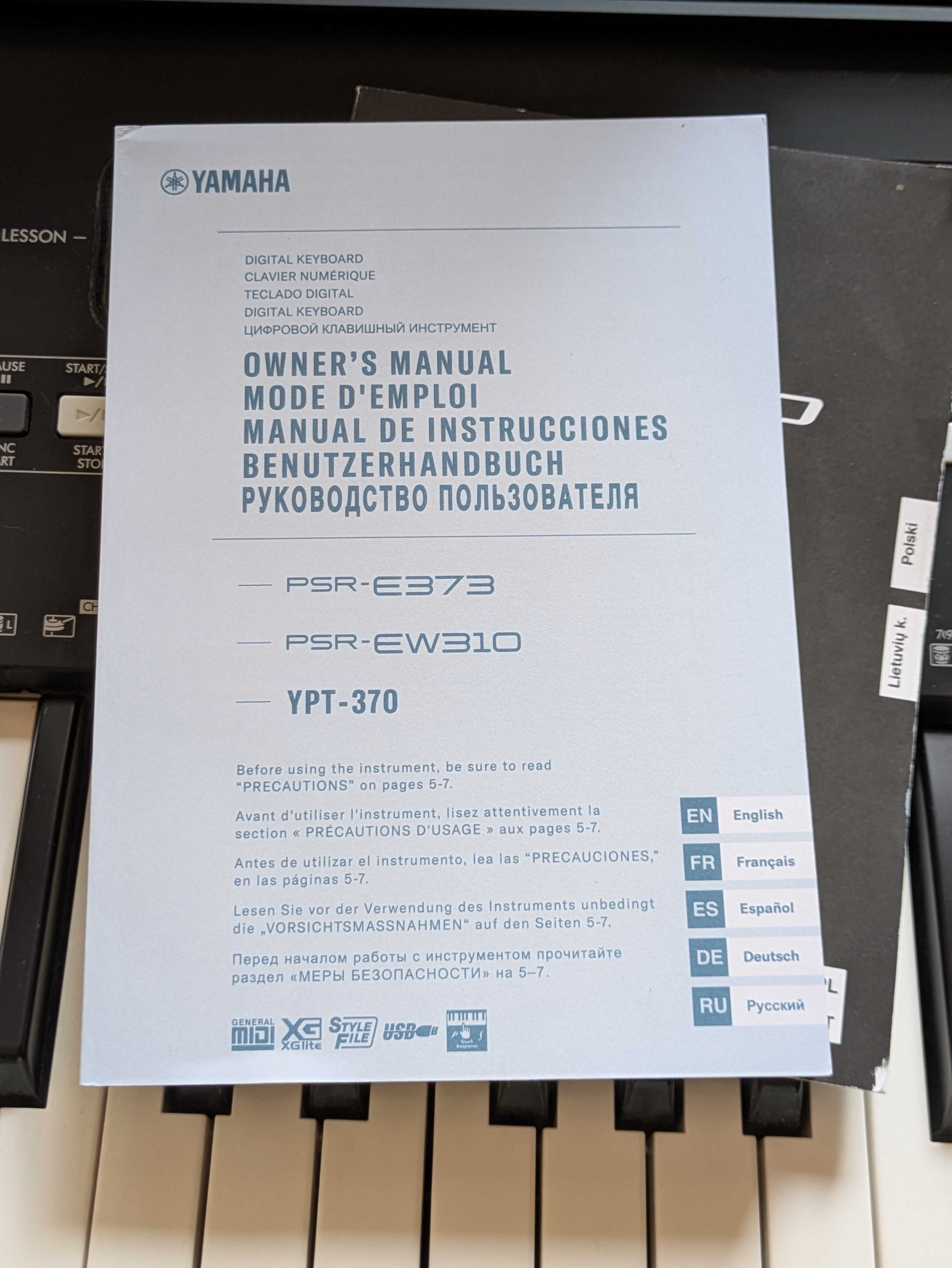 Keyboard Yamaha psr 373 jak nowy