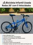 Bicicleta com mudanças astro com roda 20