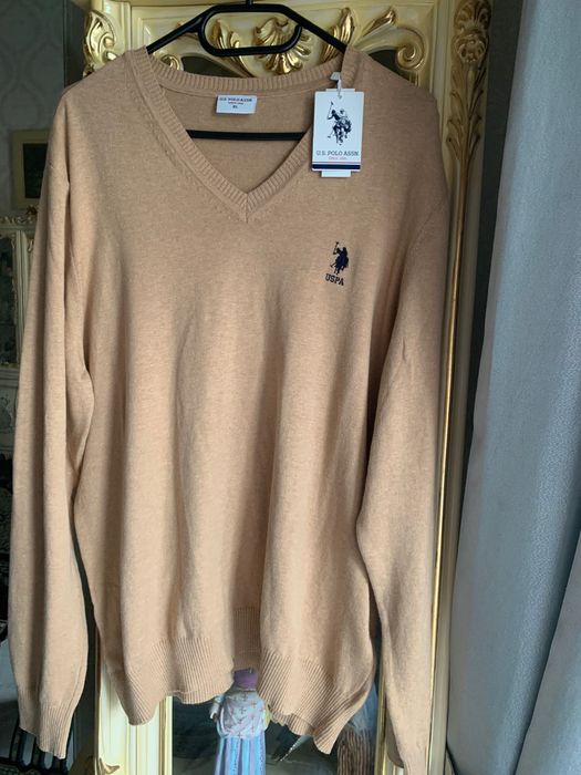 US POLO Свитер мужской 100% Хлопок XL с бирками / Diesel