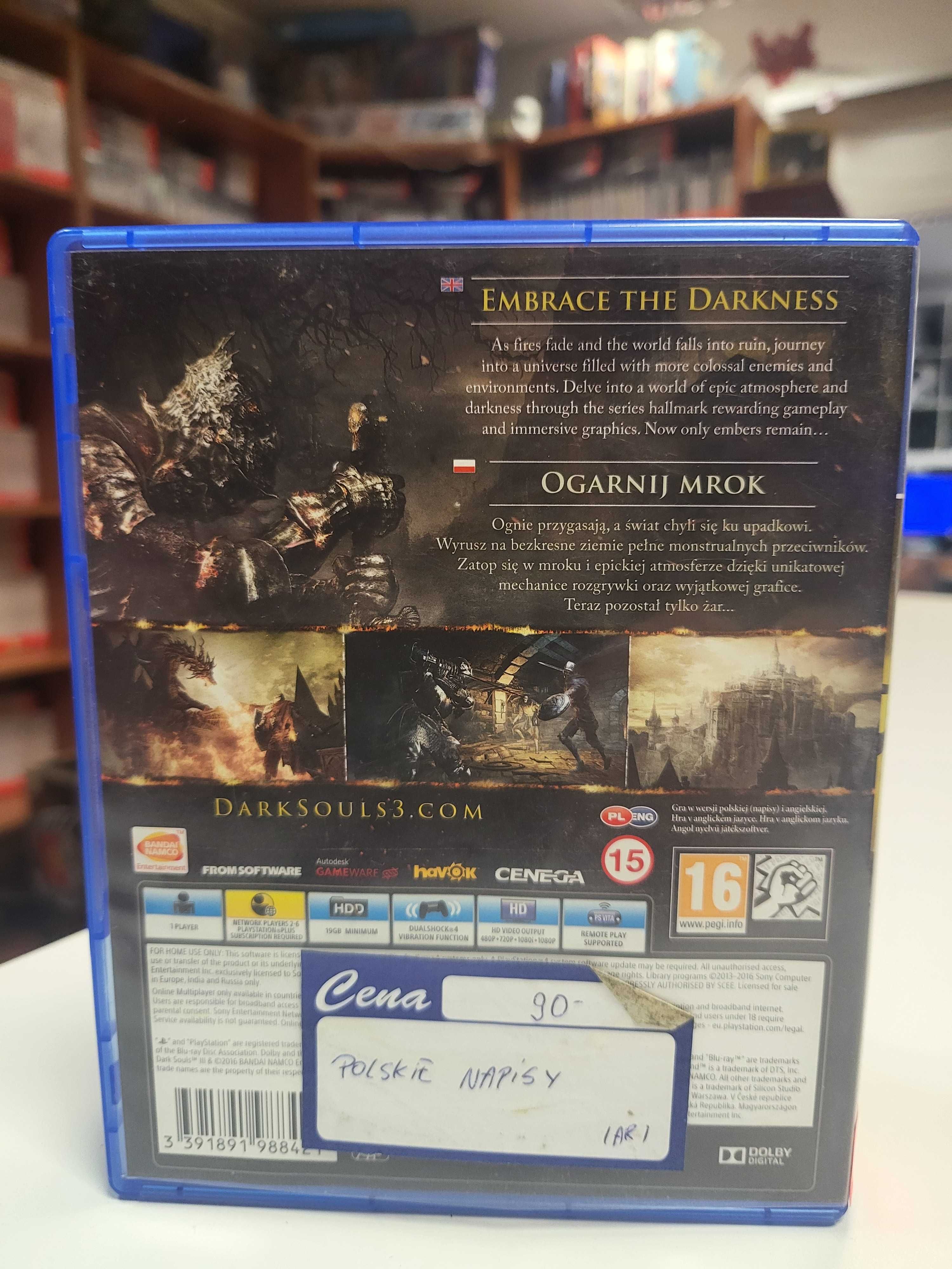 Dark Souls III Sony PlayStation 4 (PS4) PS5 SklepRetroWWA