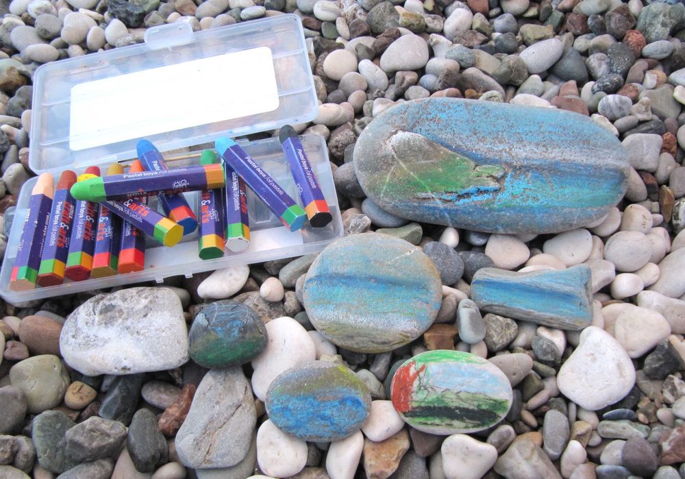 Б/у набор детской восковой пастели 12 цв. в пенале Craft & Arts, Umix