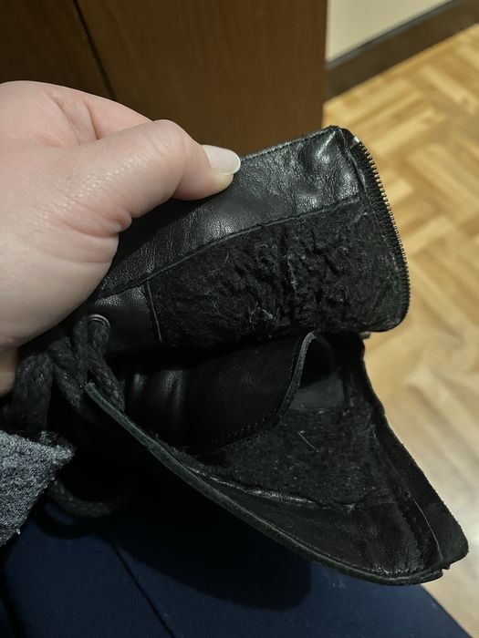 Зимові шкіряні ботинки жіночі