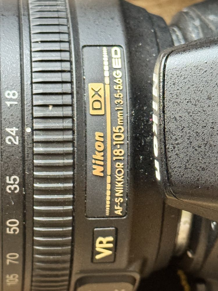 Nikon D5500 + obiektyw 18-105 VR + karta + pokrowiec – stan idealny!