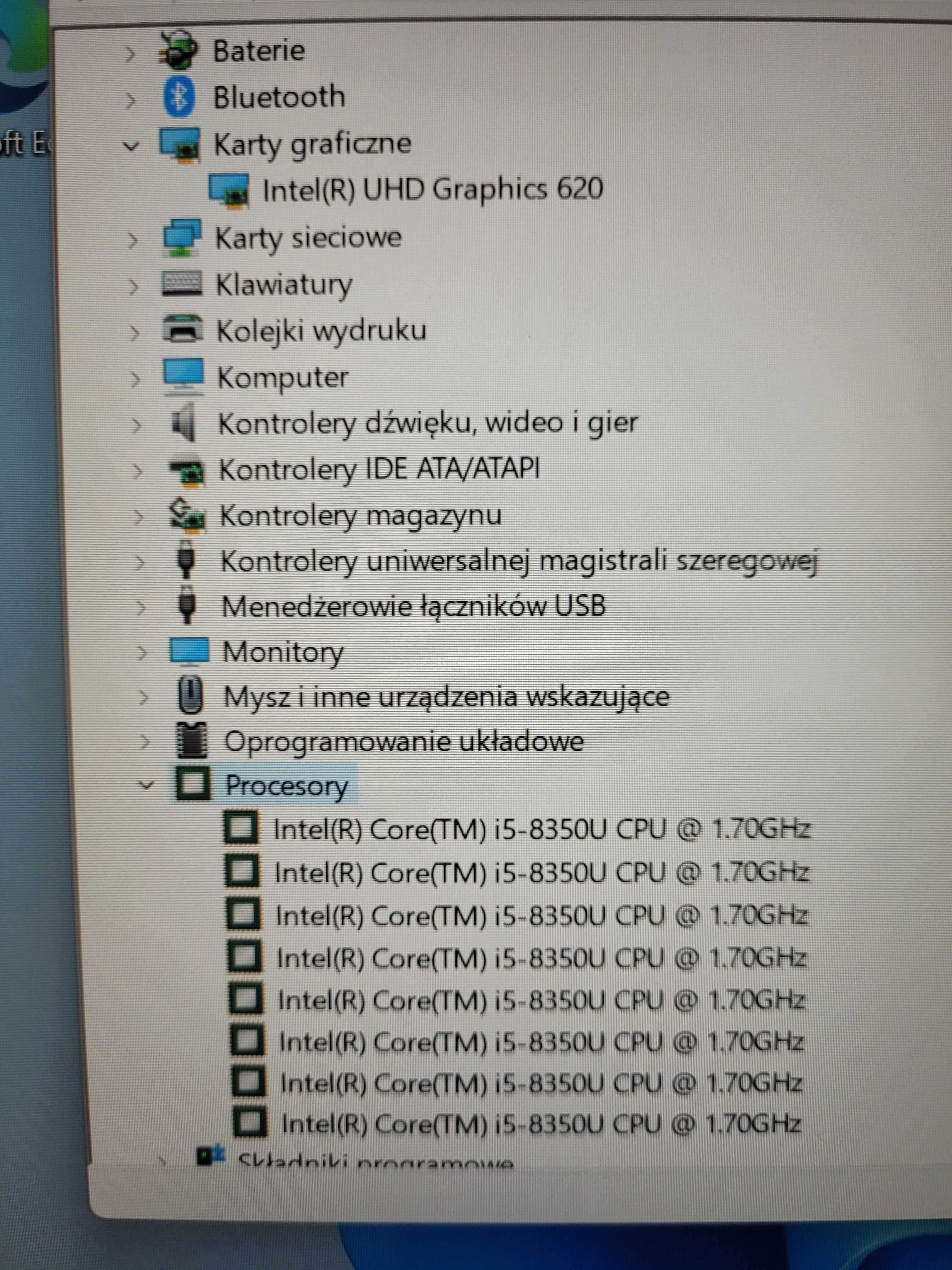 Laptop LENOVO THINKPAD T480 i5-8350u/16GB /512GB/14"FHD __ZOBACZ stan!