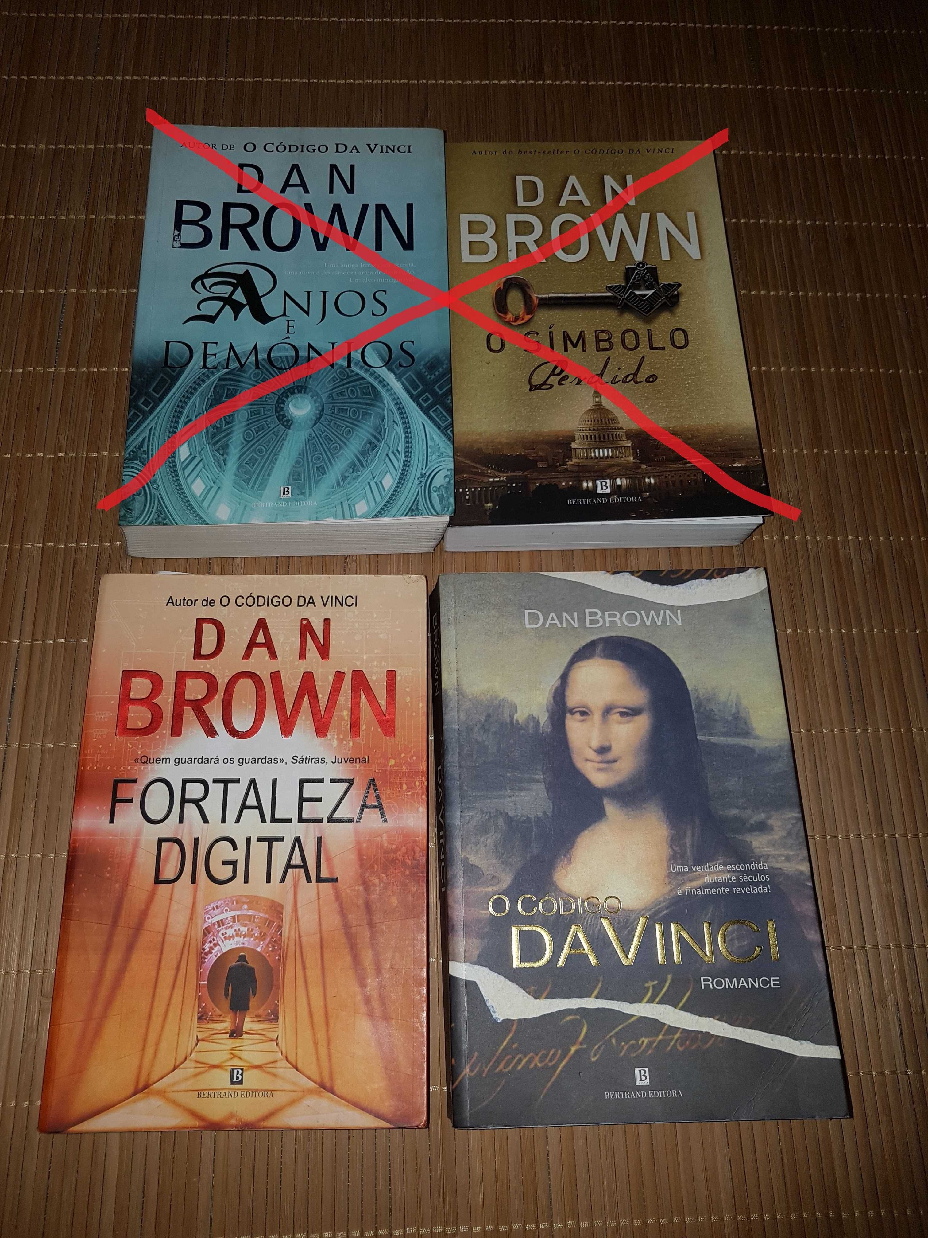 Dan Brown: O Código de Da Vinci + Fortaleza Digital