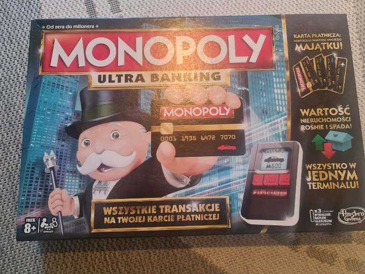 PROMOCJA! Gra planszowa monopoly ultra banking (wersja PL)