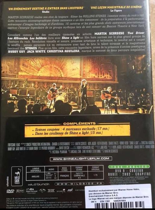 The Rolling Stones - Shine a light - Film - Scorsese - DVD