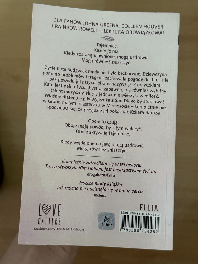 Książka promyczek Kim Holden