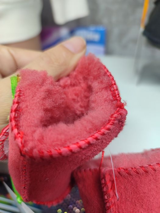 Уггі дитячі натуральні хутро замша 13–15 см