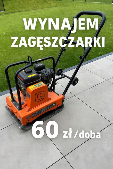 Wynajem zagęszczarki 60 zł dobra
