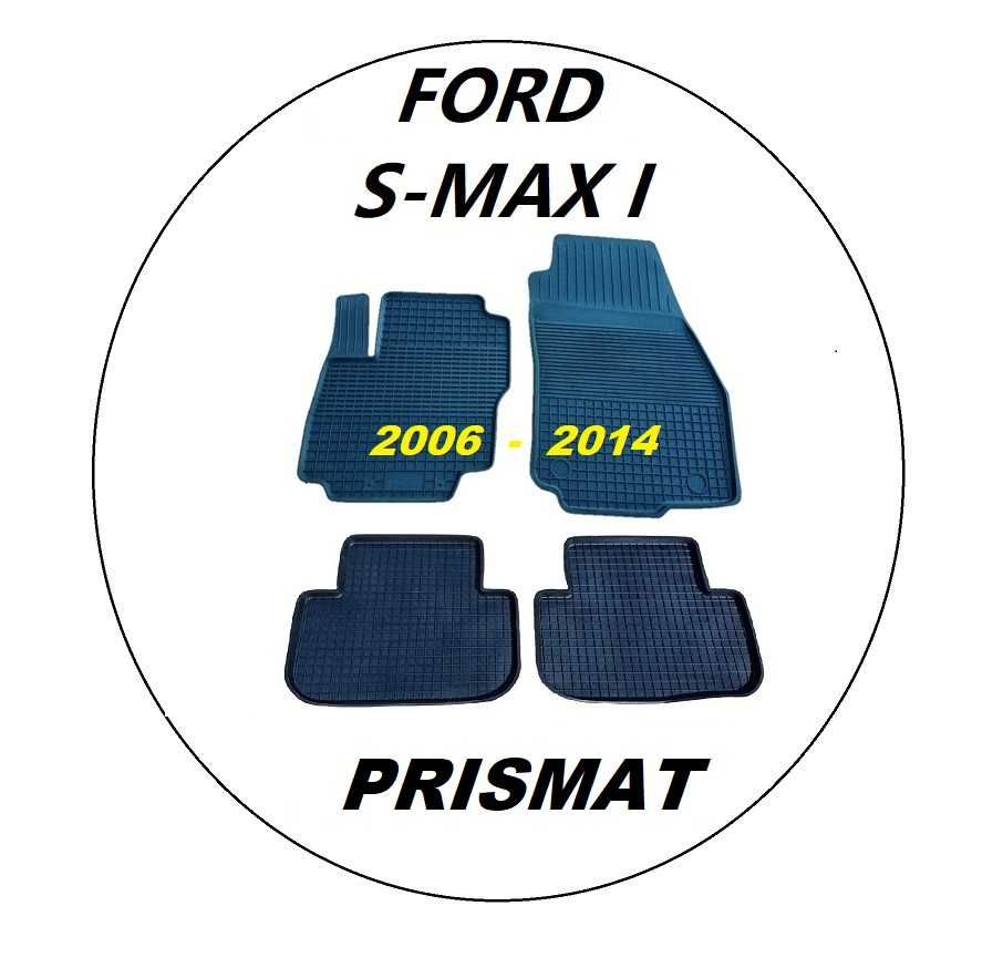 FORD S-MAX -Dywaniki Gumowe Korytkowe -komplet 4 sztuki-PRISMAT