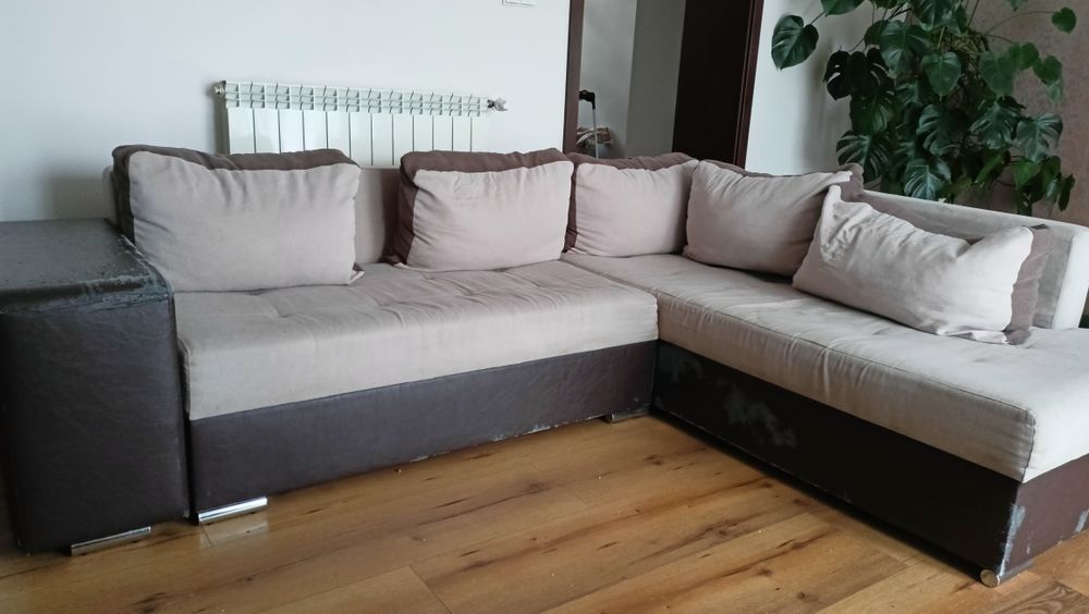 Narożnik  z fukcją spania