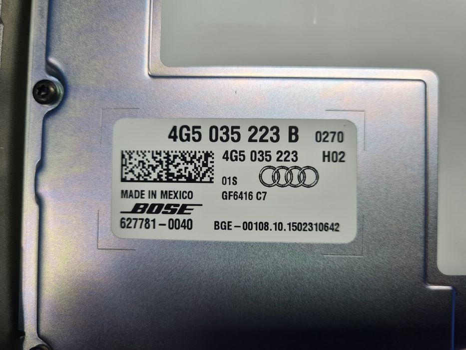 NAGŁOŚNIENIE BOSE głosniki komplet wzmacniacz AUDI A7 C7 4G8 oryginał