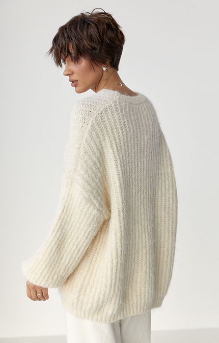 Светр в'язаний під лосіни,подовжений,кофта подовжена,що вовни,шерстяна