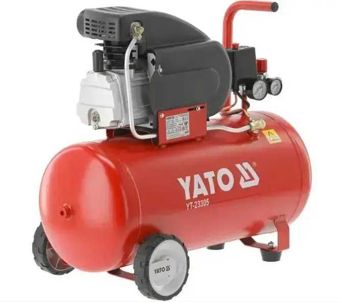 Компресор повітряний YATO 50 л 1.5 кВт 8атм 200 л/хв компрессор PL