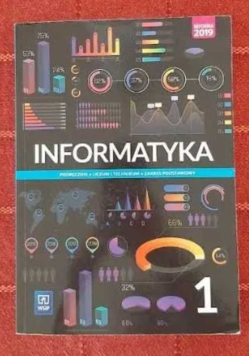 Informatyka - brulion zeszyt w kratkę A5, oprawa twarda - 2szt
