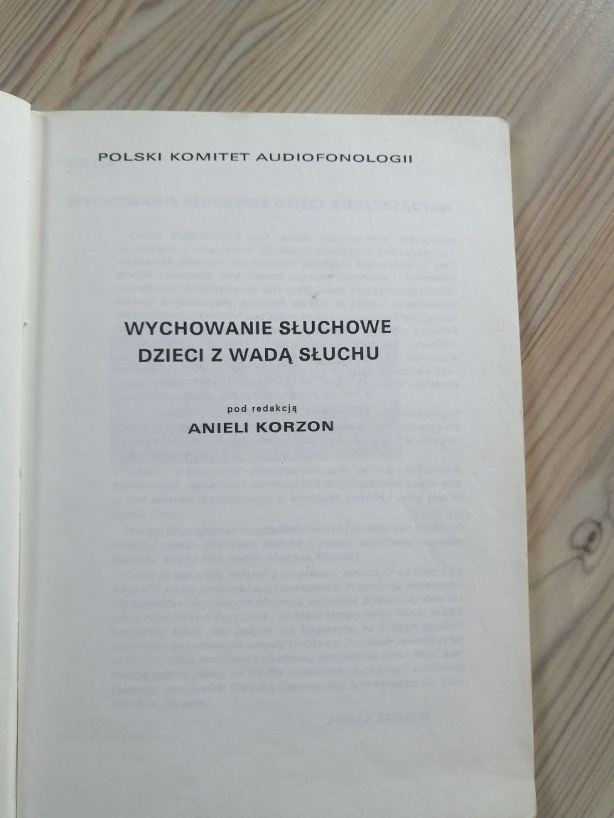 Wychowanie słuchowe dzieci z wada słuchu