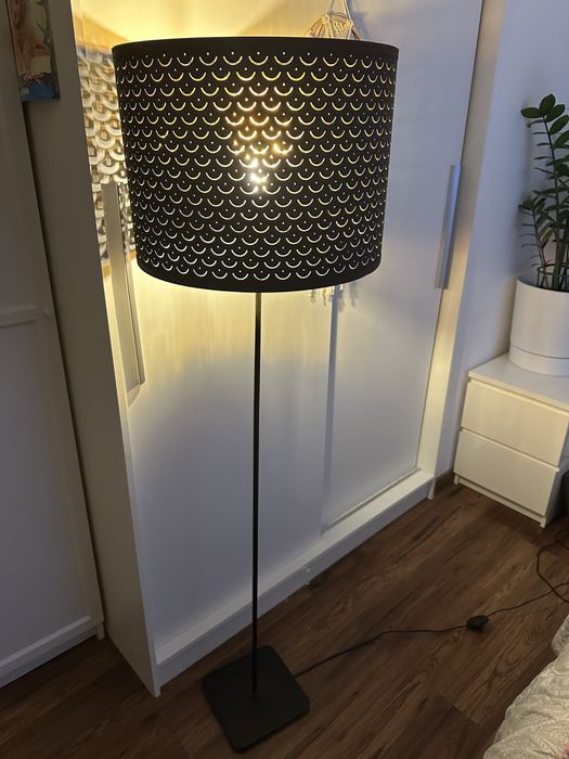Lampa podlogowa ikea lampa stojąca azurowa
