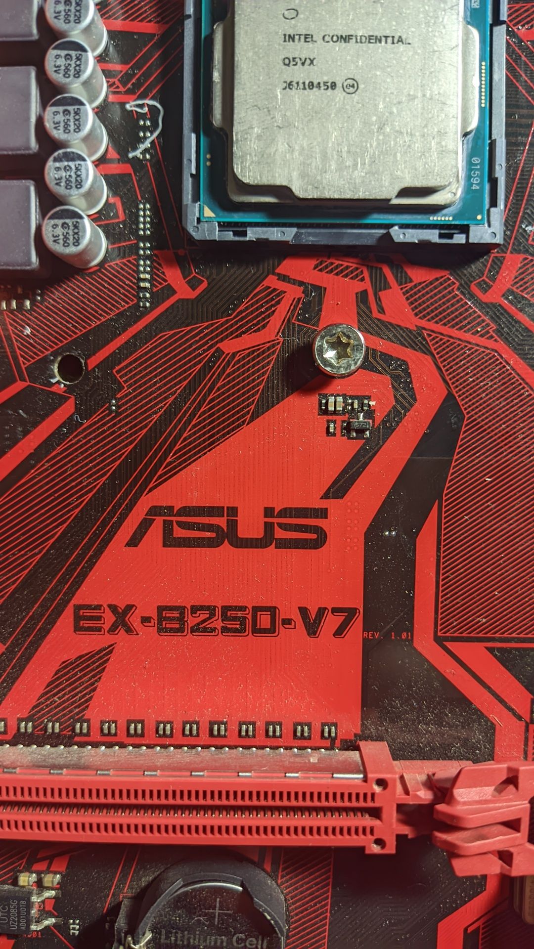 Комплект intel i7 7700 мать asus ex b250 v7