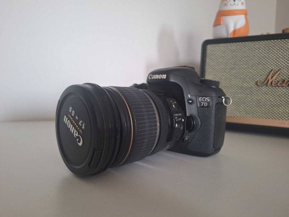 Canon EOS 7D + Obiektyw 17-55 1:2.8 Bateria + Torba