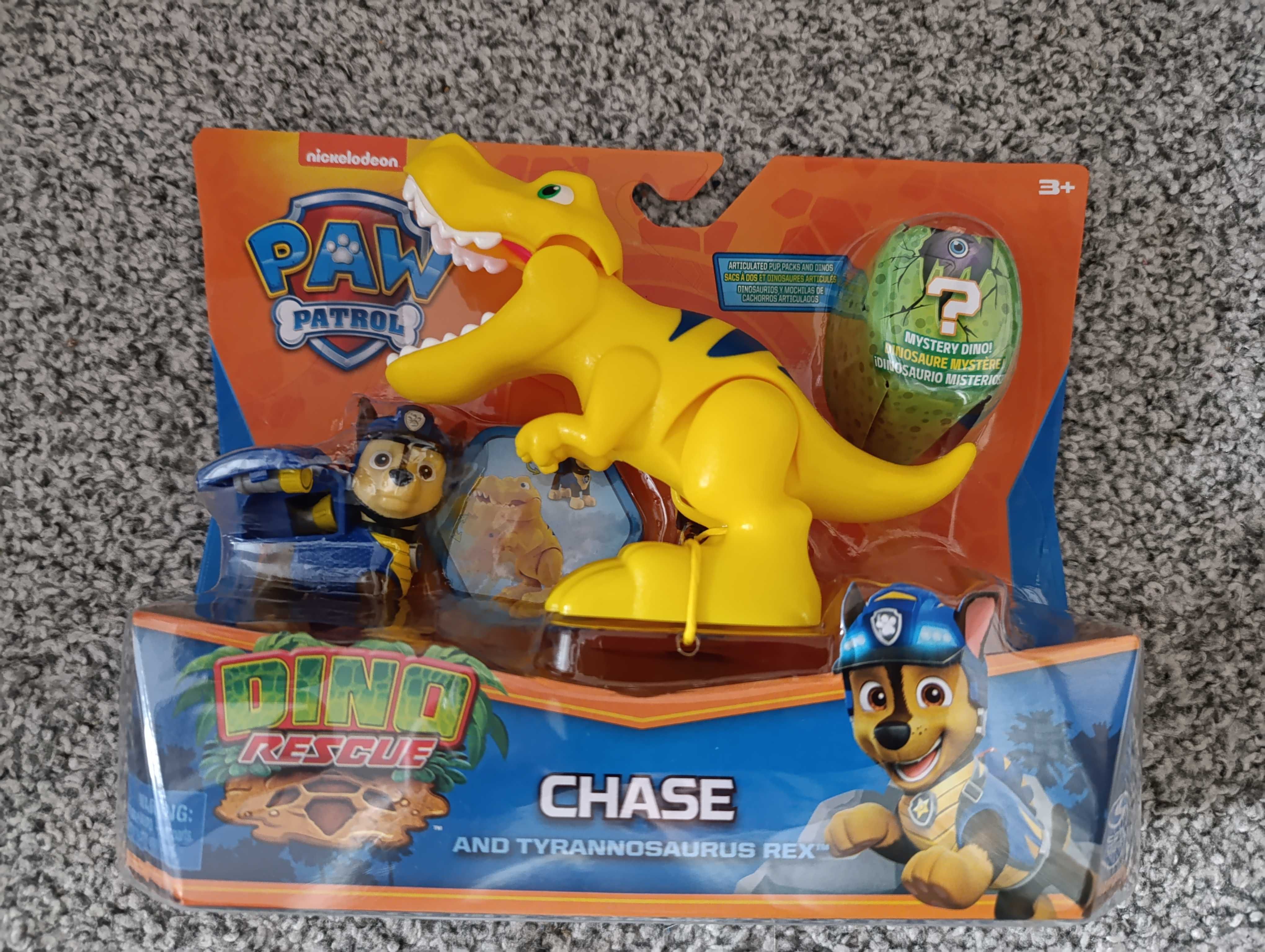 Psi Patrol Paw Patrol Chase i Tyranozaur Nowe