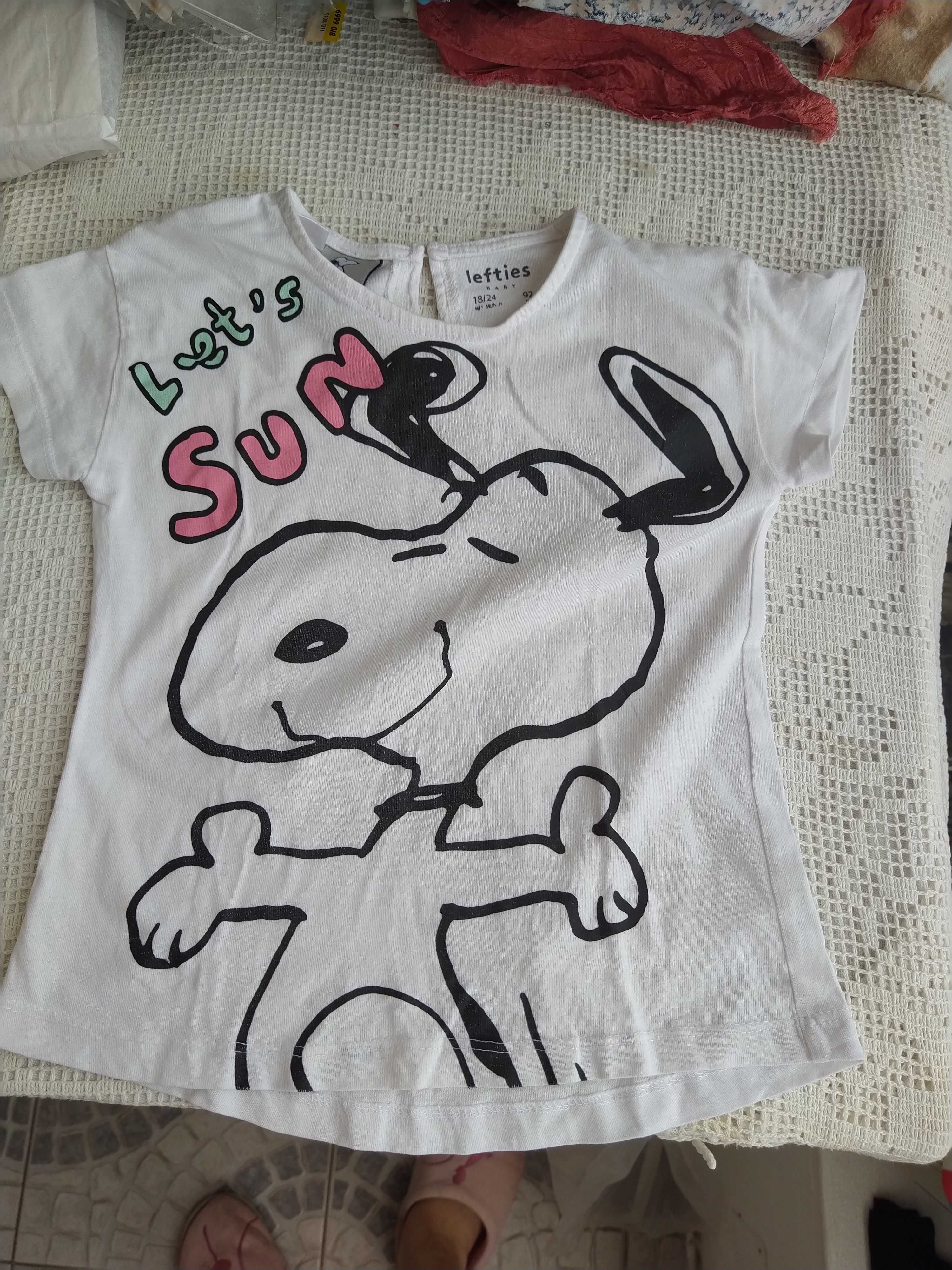 Blusa do Snoopy - Lefties - 18 - 24 meses - 92 cm