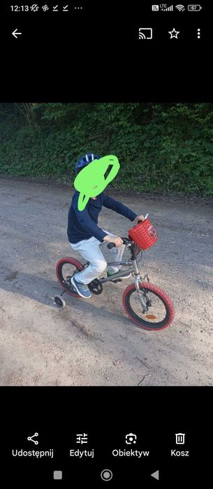 Rower BMX dziecięcy Btwin Wipe 500 16"