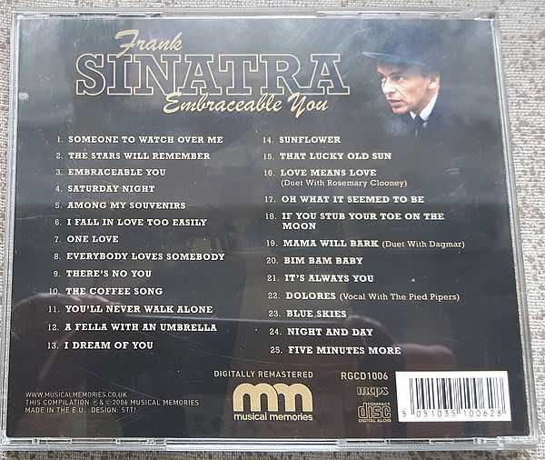 Trzy płyty CD Frank Sinatra and Rat Pack