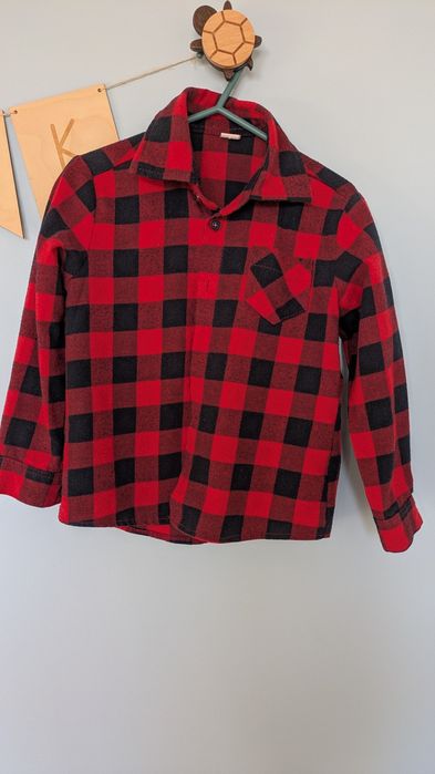 Koszula świąteczna kratka 104