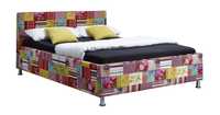Łóżko drewniane 140x200 cm Rama tapicerowana kolorowa BGM24.pl B 3336