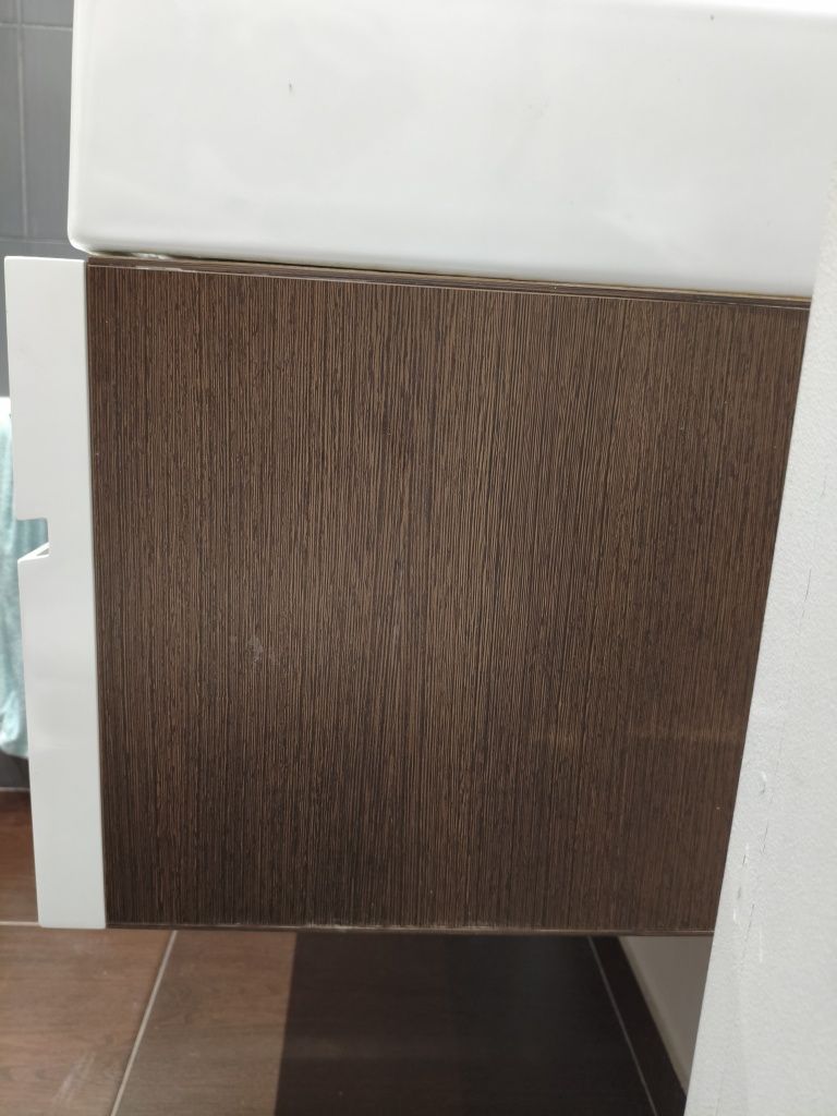 Umywalka Koło Twins 60 cm z szafką i baterią