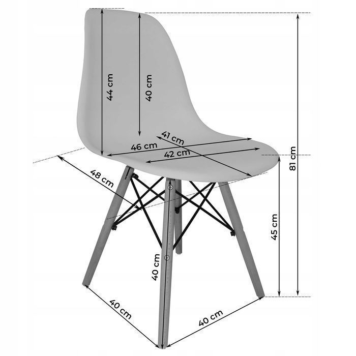 NOWY Biały Okrągły Stół 80 cm z Krzesłami Do Jadalni Kuchni Salonu FV