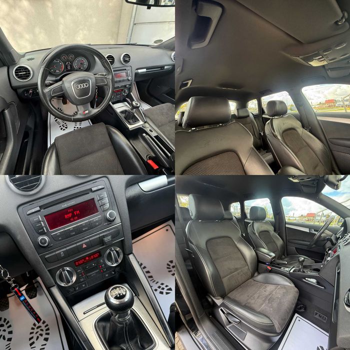 AUDI A3 S-LINE Jak Nowa 200KM Klima Alu Skóry Servis Oryginał