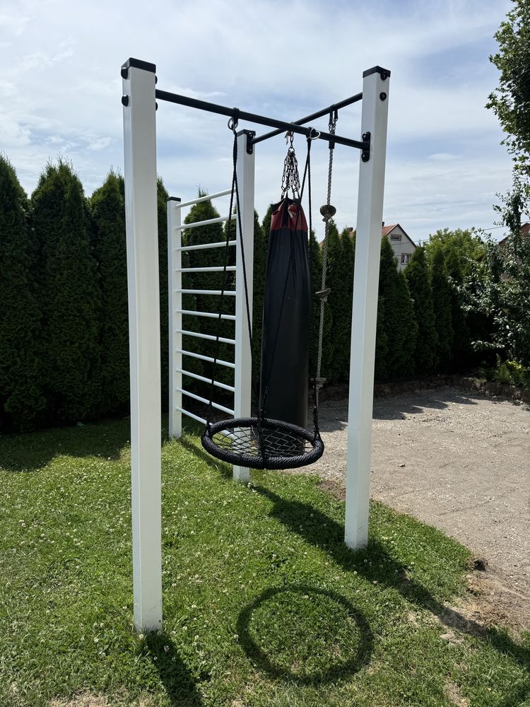 Zestaw treningowy Crossfit / workout + worek bokserski i huśtawka
